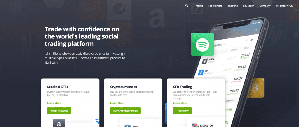 Ethereum eToro Trade with confidence