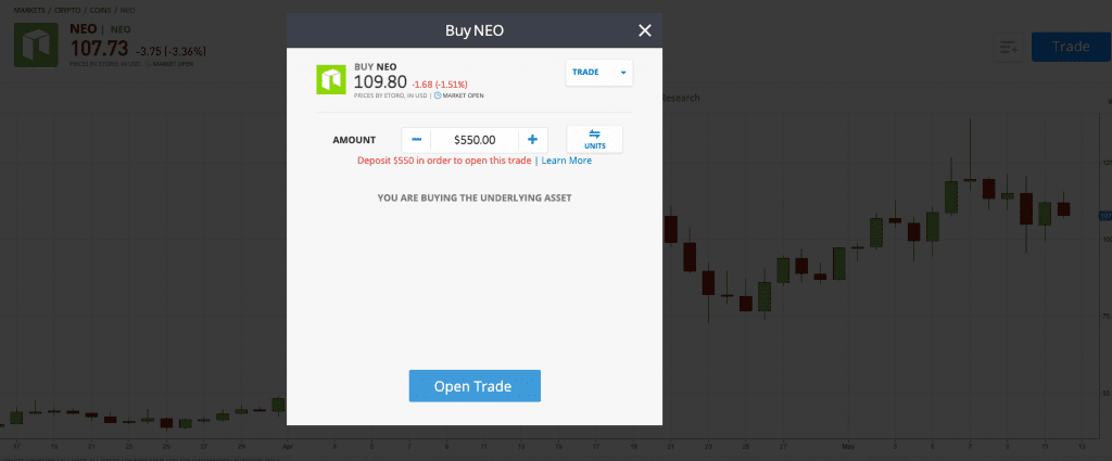 eToro Step 5 NEO