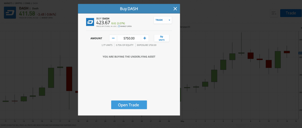 etoro step 5 dash