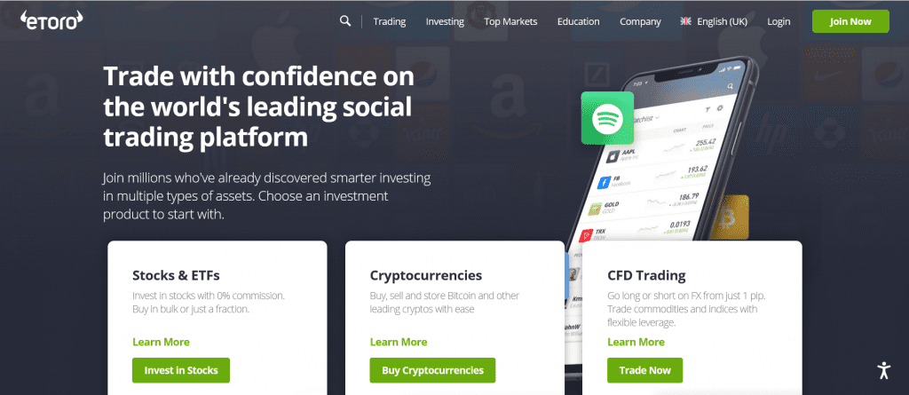 ADA eToro Join Now